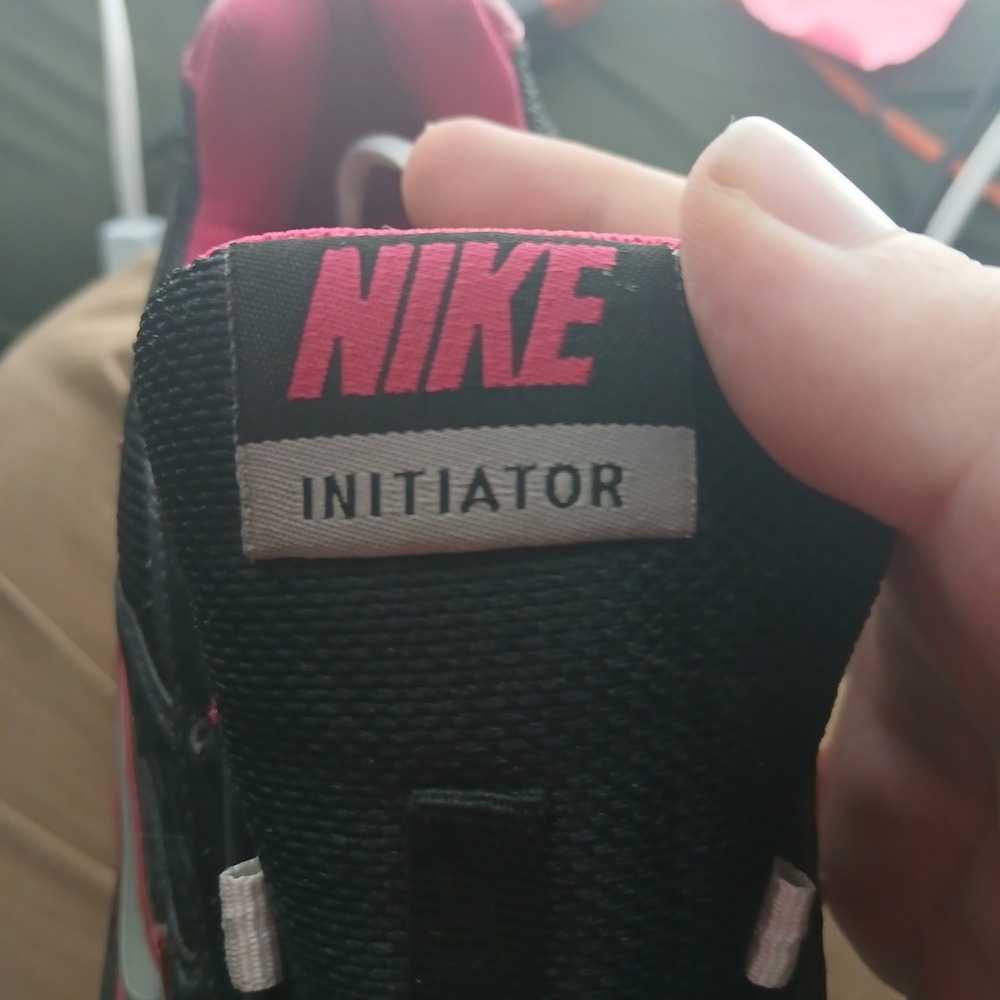 Nike Initiator Running Shoes 10 Black Pink Silver Y2K‎ Retro Dad Sneakers - Picture 6 of 12